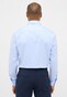 Eterna Cover Shirt Non-Iron Cotton Twill Plain Color Classic Kent Light Blue