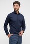 Eterna Cover Shirt Non-Iron Cotton Twill Plain Color Classic Kent Navy