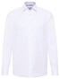 Eterna Cover Shirt Non-Iron Cotton Twill Plain Color Classic Kent Overhemd Wit