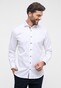 Eterna Cover Shirt Twill Cotton Non-Iron Contrast Buttons Overhemd Wit