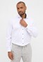 Eterna Cover Shirt Twill Cotton Non-Iron Contrast Details Overhemd Wit