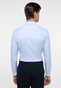 Eterna Cover Shirt Twill Cotton Non-Iron Super Slim Light Blue