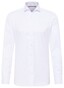 Eterna Cover Shirt Twill Cotton Non-Iron Super Slim Overhemd Wit