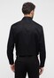 Eterna Cover Shirt Twill Half-Ply Cotton Non-Iron Classic Kent Black