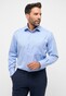 Eterna Cover Shirt Twill Half-Ply Cotton Non-Iron Classic Kent Blue