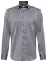 Eterna Cover Shirt Twill Half-Ply Cotton Non-Iron Classic Kent Grey