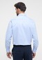 Eterna Cover Shirt Twill Half-Ply Cotton Non-Iron Classic Kent Light Blue