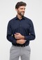 Eterna Cover Shirt Twill Half-Ply Cotton Non-Iron Classic Kent Navy