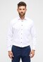 Eterna Cover Shirt Twill Half-Ply Cotton Non-Iron Kent Collar White