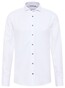 Eterna Cover Shirt Twill Uni Cotton Non-Iron Button Contrast Overhemd Wit