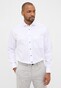 Eterna Cover Shirt Uni Cotton Twill Non-Iron Shark Collar Overhemd Wit