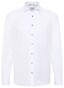 Eterna Cover Shirt Uni Cotton Twill Non-Iron Shark Collar White