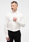 Eterna Cover Shirt Wing Collar Non-Iron Half-Ply Cotton Twill Ecru