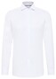 Eterna Cover Shirt Wing Collar Non-Iron Half-Ply Cotton Twill White