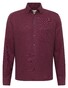 Eterna Even Flanel Houndstooth Button-Down Overhemd Blauw-Rood