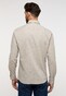 Eterna Even Mini Button-Down Easy-Iron Flanel Overhemd Licht Grijs