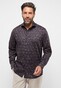 Eterna Fantasy Pattern Twill Cotton Non-Iron Shirt Navy-Multi