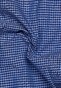 Eterna Fine Check Pattern Poplin Cotton Non-Iron Overhemd Donker Blauw