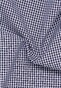 Eterna Fine Check Pattern Poplin Cotton Non-Iron Overhemd Navy