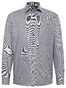 Eterna Fine Fantasy Pattern Cotton Twill Non-Iron Shirt Grey