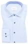 Eterna Fine Fantasy Pattern Cotton Twill Non-Iron Shirt Light Blue