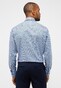 Eterna Fine Pattern Structure Twill Classic Kent Shirt Blue