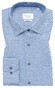 Eterna Fine Pattern Structure Twill Classic Kent Shirt Blue