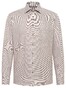 Eterna Fine Pattern Structure Twill Classic Kent Shirt Sand