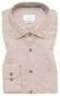 Eterna Fine Pattern Structure Twill Classic Kent Shirt Sand