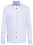 Eterna Fine Pattern Twill Pure Cotton Non-Iron Classic Kent Overhemd Licht Blauw