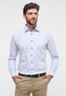 Eterna Fine Structure Non-Iron Modern Kent Extra Sleeve Length Shirt Light Blue