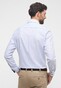 Eterna Fine Structure Non-Iron Modern Kent Extra Sleeve Length Shirt Light Blue