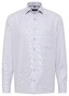 Eterna Fine Texture Twill Non-Iron Cotton Classic Kent Shirt Light Grey