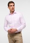 Eterna Modern Fine Structure Cotton Non-Iron Twill Overhemd Rosa