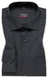 Eterna Modern Fine Structure Cotton Non-Iron Twill Shirt Anthracite Grey