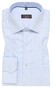 Eterna Modern Fine Structure Cotton Non-Iron Twill Shirt Light Blue