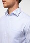 Eterna Modern Fine Structure Cotton Non-Iron Twill Shirt Light Blue