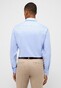 Eterna Natté Texture Cotton Non-Iron Basic Kent Shirt Light Blue