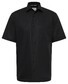 Eterna Original Poplin Short Sleeve Non-Iron Classic Kent Overhemd Zwart