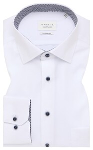 Eterna Original Shirt Cotton Poplin Non-Iron Kent Collar Overhemd Wit