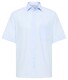 Eterna Original Shirt Lightweight Cotton Poplin Non-Iron Short Sleeve Light Blue