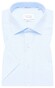 Eterna Original Shirt Lightweight Cotton Poplin Non-Iron Short Sleeve Light Blue