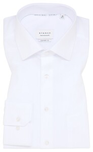 Eterna Original Shirt Lightweight Poplin Non-Iron White