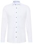 Eterna Original Shirt Plain Color Poplin Cotton Non-Iron Overhemd Wit