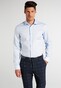 Eterna Original Shirt Poplin Non-Iron Shark Collar Light Blue