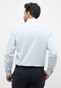 Eterna Original Shirt Poplin Plain Color Non-Iron Classic Kent Overhemd Licht Blauw