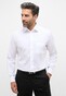 Eterna Original Shirt Poplin Plain Color Non-Iron Classic Kent White