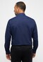 Eterna Original Shirt Pure Cotton Poplin Non-Iron Contrast Lining Overhemd Navy