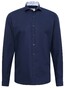 Eterna Original Shirt Pure Cotton Poplin Non-Iron Contrast Lining Overhemd Navy