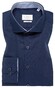 Eterna Original Shirt Pure Cotton Poplin Non-Iron Contrast Lining Overhemd Navy